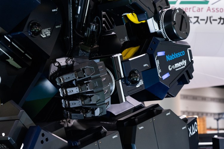 Mô hình robot đa năng trong xây dựng ngoài không gian Robot humanoid làm việc trên bề mặt mặt trăng